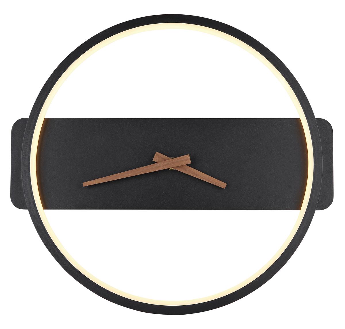 WANDUHR 78281 SUSSY - Weiss/Schwarz, Design, Kunststoff/Metall (35/32/5,5cm) - Globo