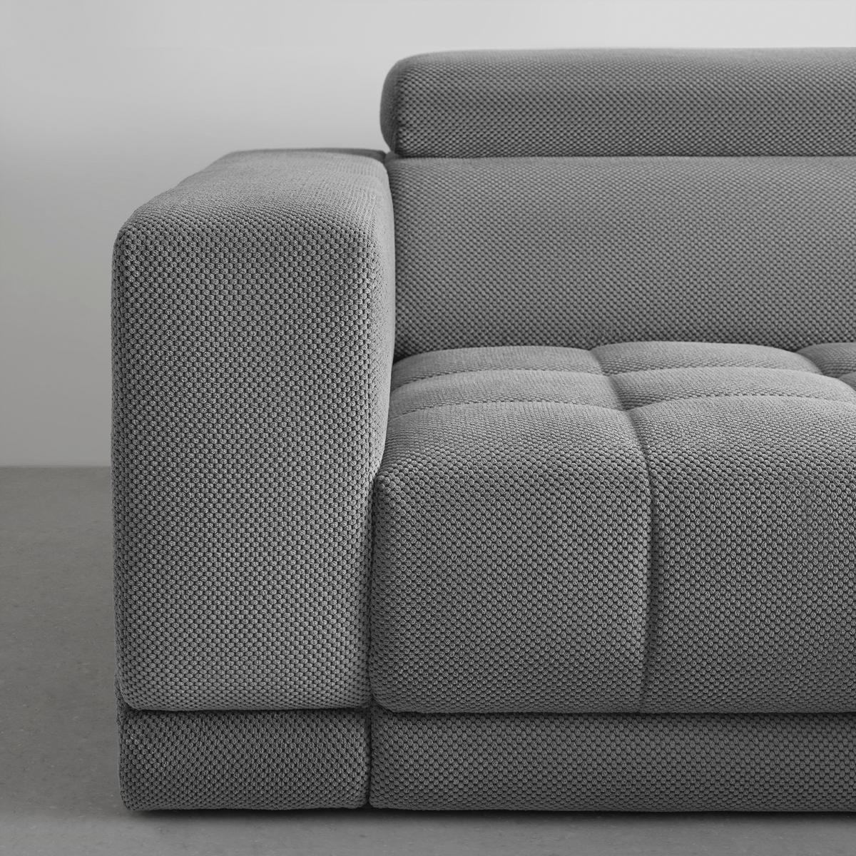 Kutna Garnitura Portland - siva/crna, Moderno, tekstil/plastika (275/78-98/197cm) - Premium Living