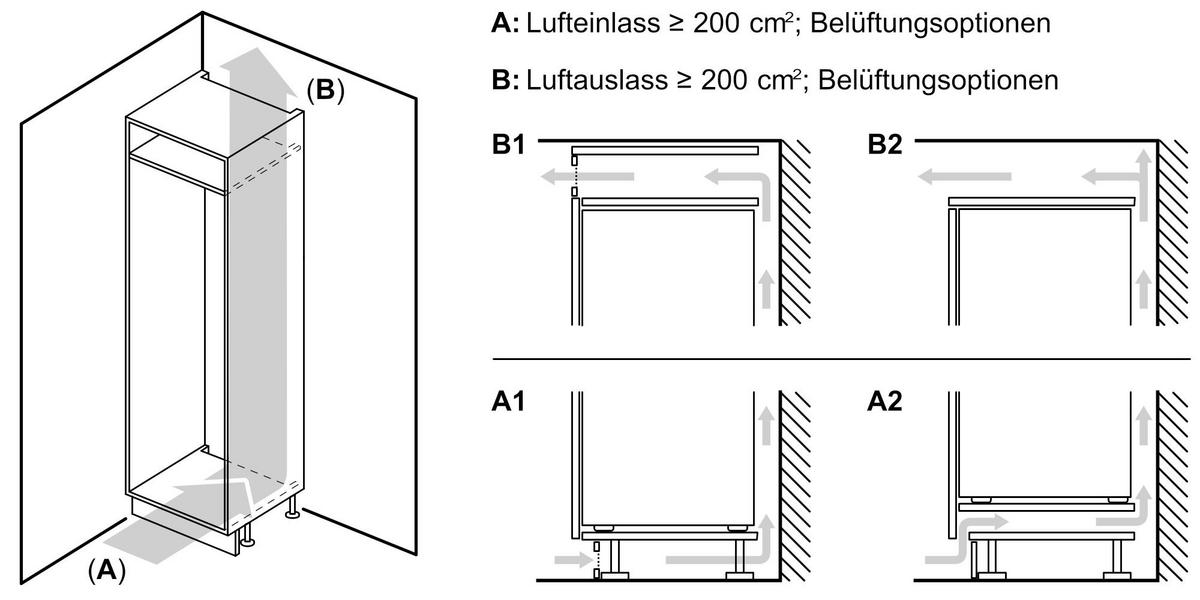 Einbaugefrierschrank GI1216DE0 Weiß - Weiß, MODERN, Metall (55,8/87,4/54,5cm) - Neff