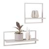 VÄGGHYLLPLAN SET ALFI -EXKLUSIV- -SB- - kashmir, Modern, metall/trämaterial (50/30/20/30/12/12cm) - Mömax