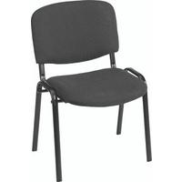 Besucherstuhl in Schwarz - Schwarz, Konventionell, Textil/Metall (55/83/53,5cm) - Mömax