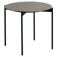 STOLIK KAWOWY RIO - czarny/szary, Design, metal/ceramika (55/55/49cm) - Venjakob