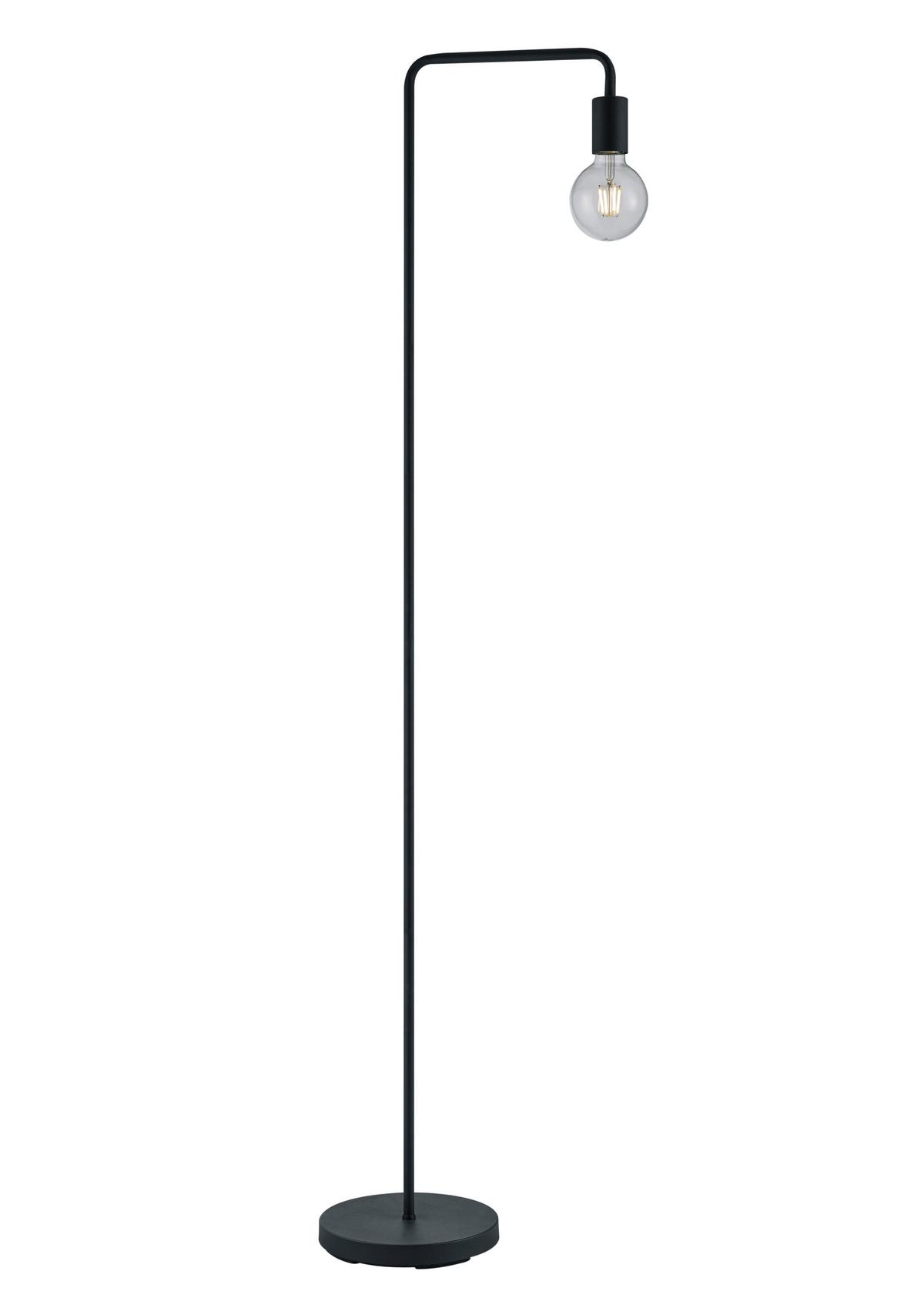 Stehleuchte Diallo in Schwarz max. 42 Watt - Schwarz, Basics, Metall (23/149cm) - Trio Leuchten