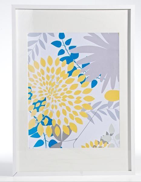 Bilderrahmen Gitta in Weiss ca. 50x70cm - Weiss, Modern, Holzwerkstoff/Kunststoff (50/70cm) - Modern Living