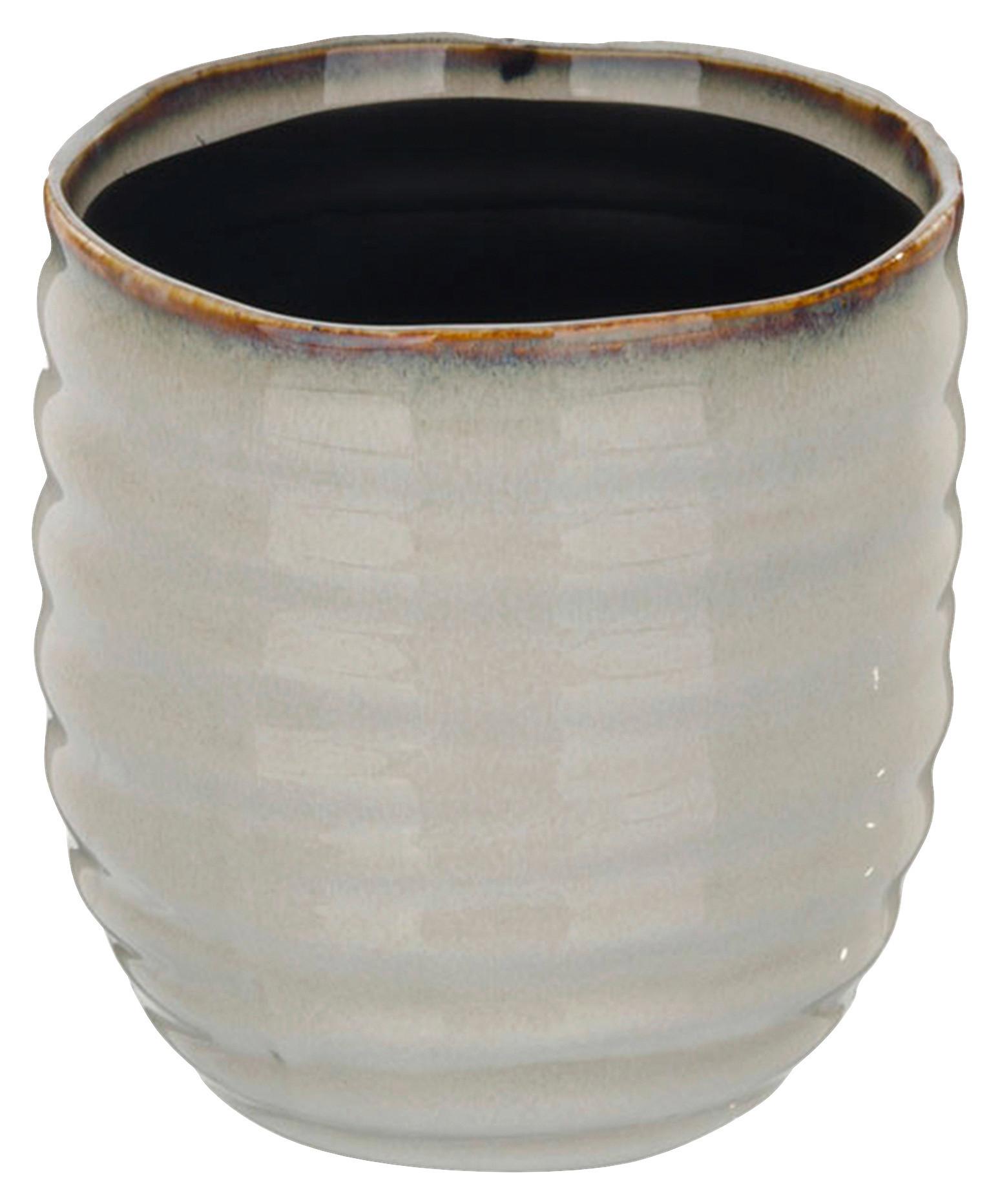Übertopf Mood Beige Ø ca. 12,5 cm - Beige, Keramik (12,5/13cm) - Mömax