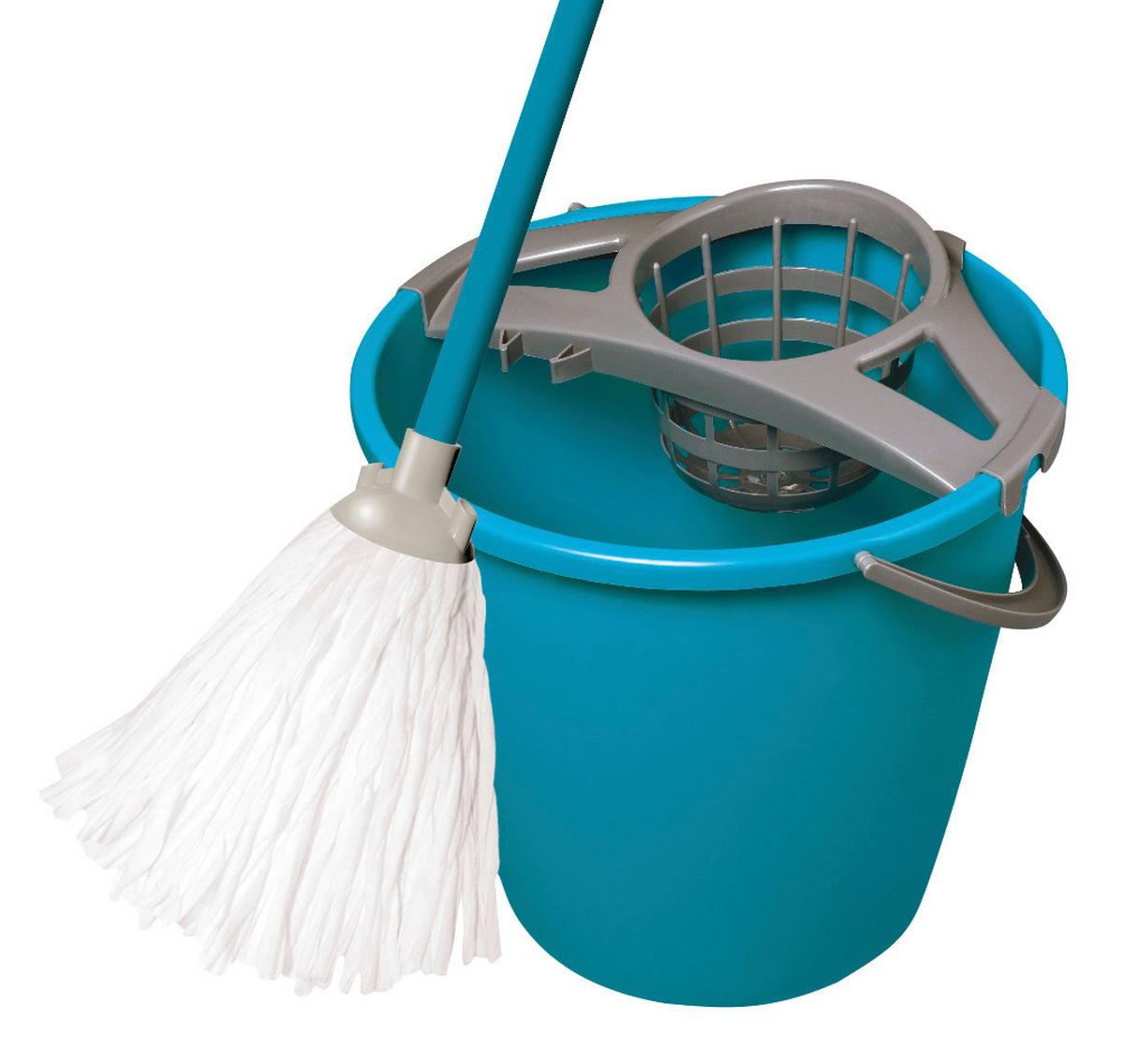 Felmosószett York - pink/türkiz, műanyag/textil (36/123/36cm)