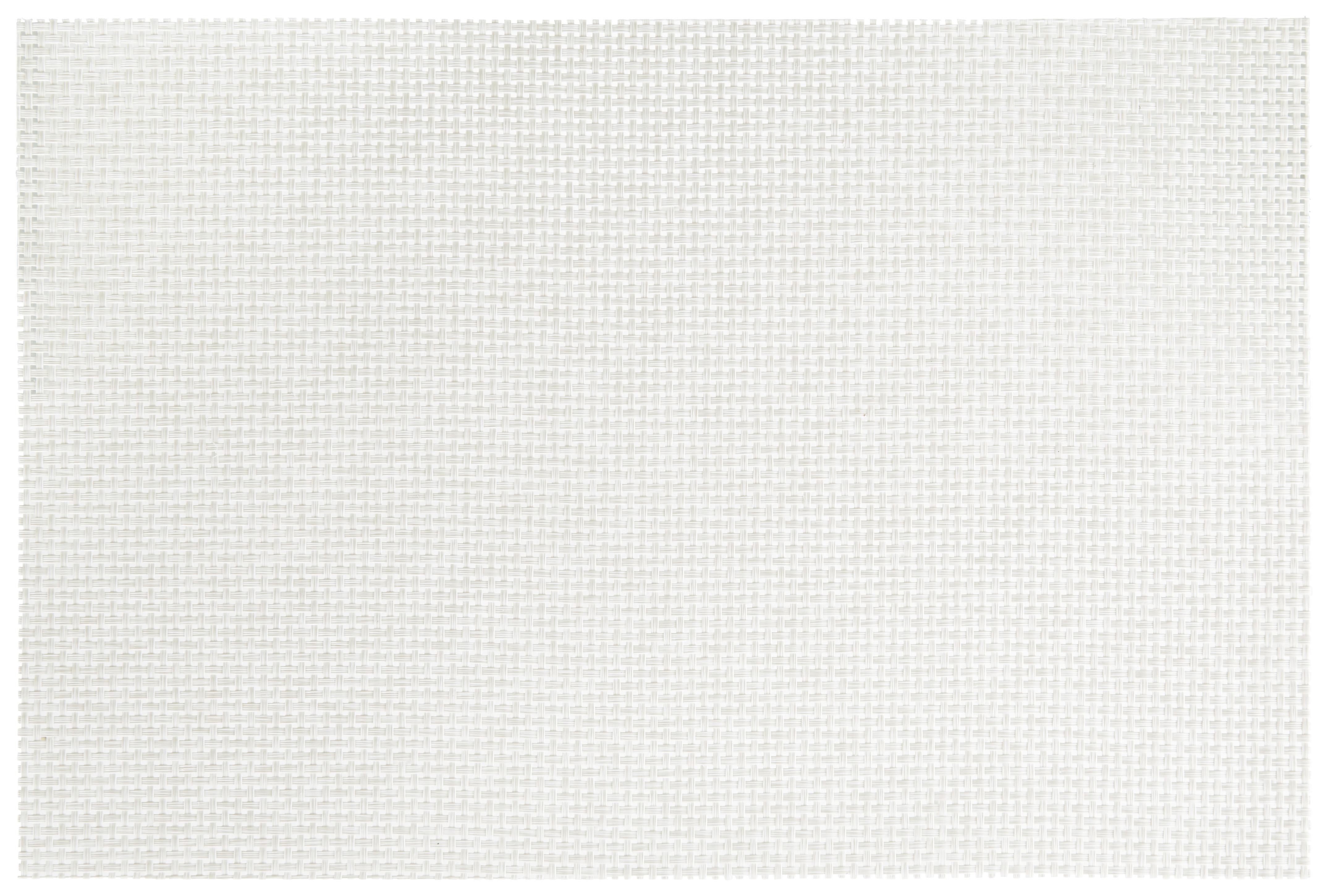 Tischset Stefan in Weiß - Weiß, Kunststoff (45/30cm) - Modern Living