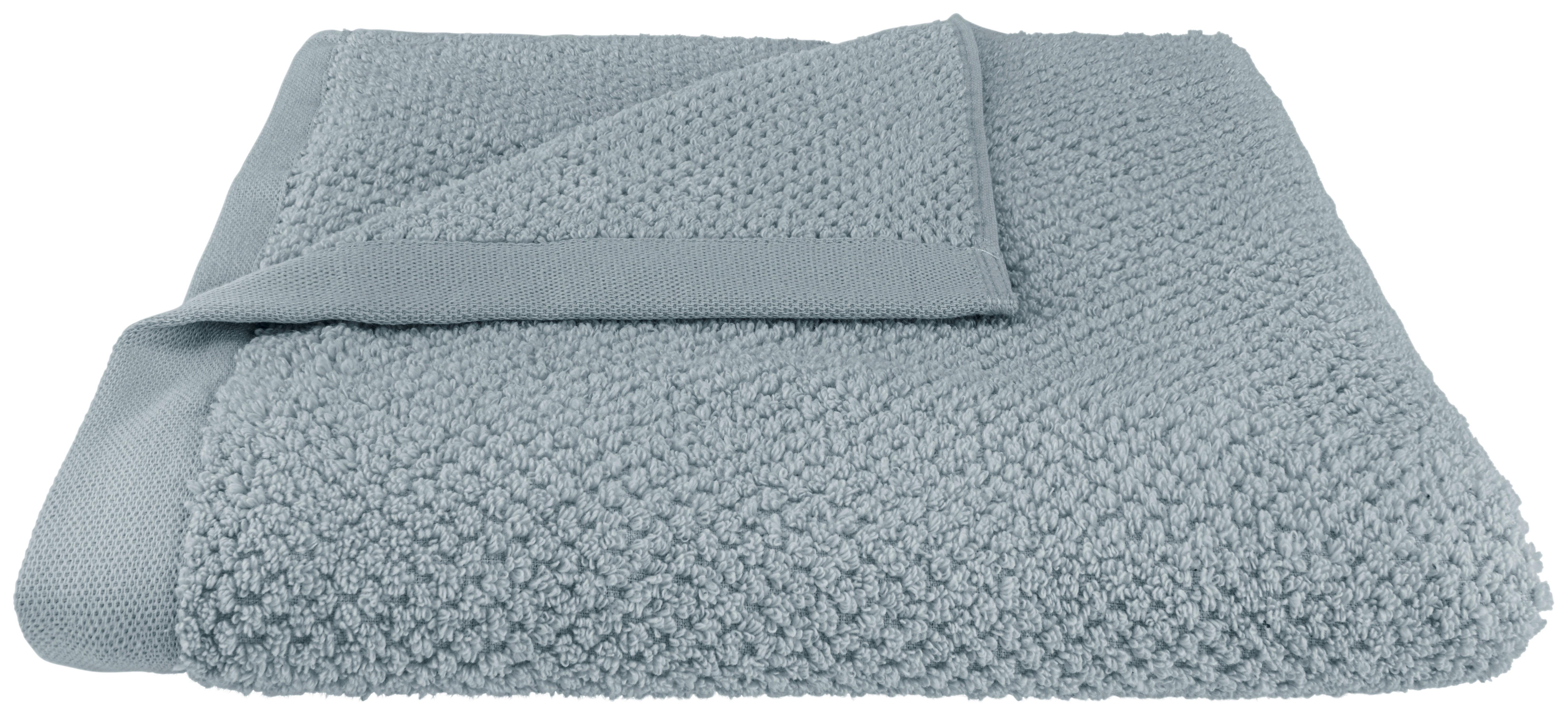 Duschtuch Luise in Blau ca. 70x140cm - Blau, KONVENTIONELL, Textil (70/140cm) - Modern Living