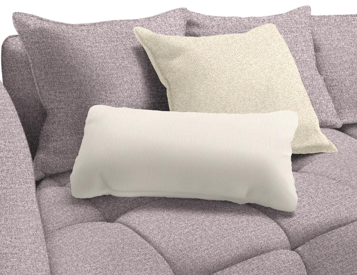 Canapea Boxspring SOFI - liliachiu/crem, Modern, textil (294/93/152cm) - Premium Living