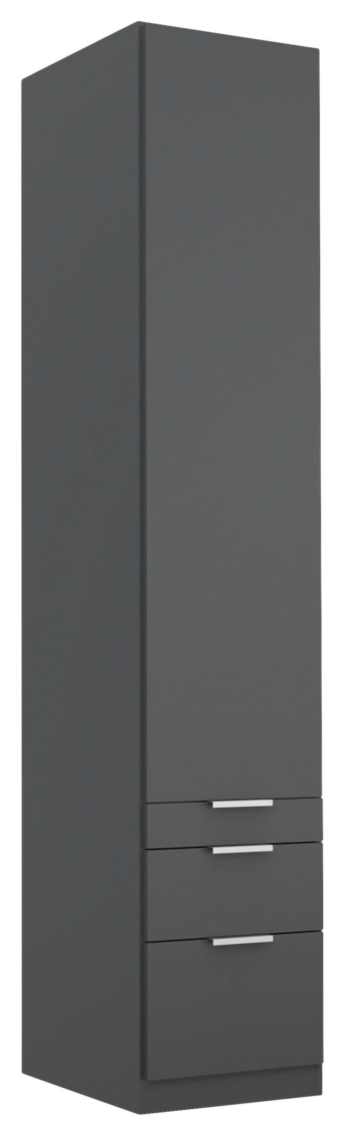 Ormar S Klasičnim Vratima Alabama - siva/boje aluminija, Moderno, drvni materijal (47/229/54cm) - Modern Living