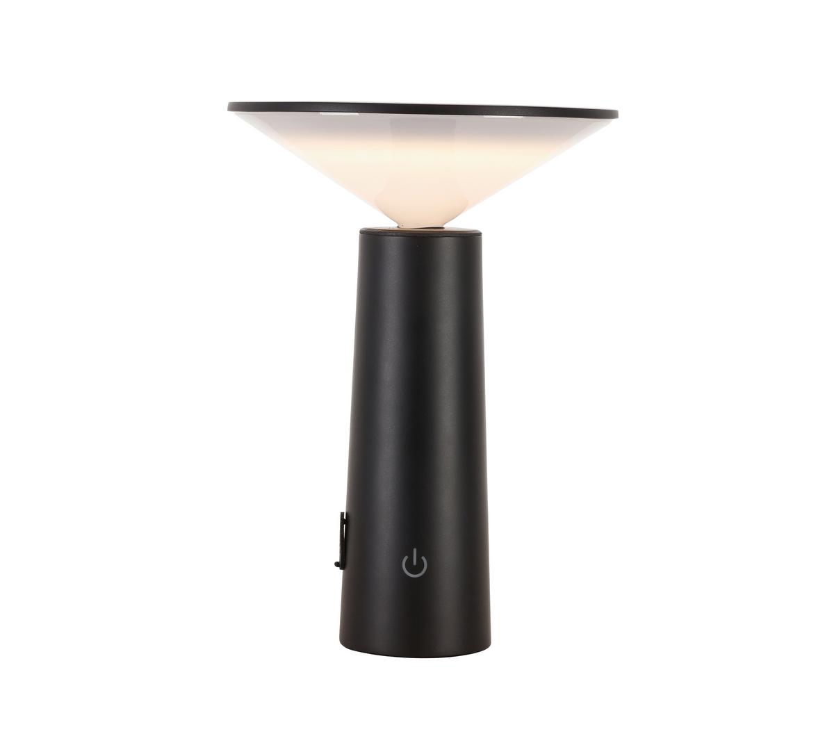 Lampă de exterior cu LED KOLIM - negru, Romantik / Landhaus, plastic (14/19cm) - Modern Living