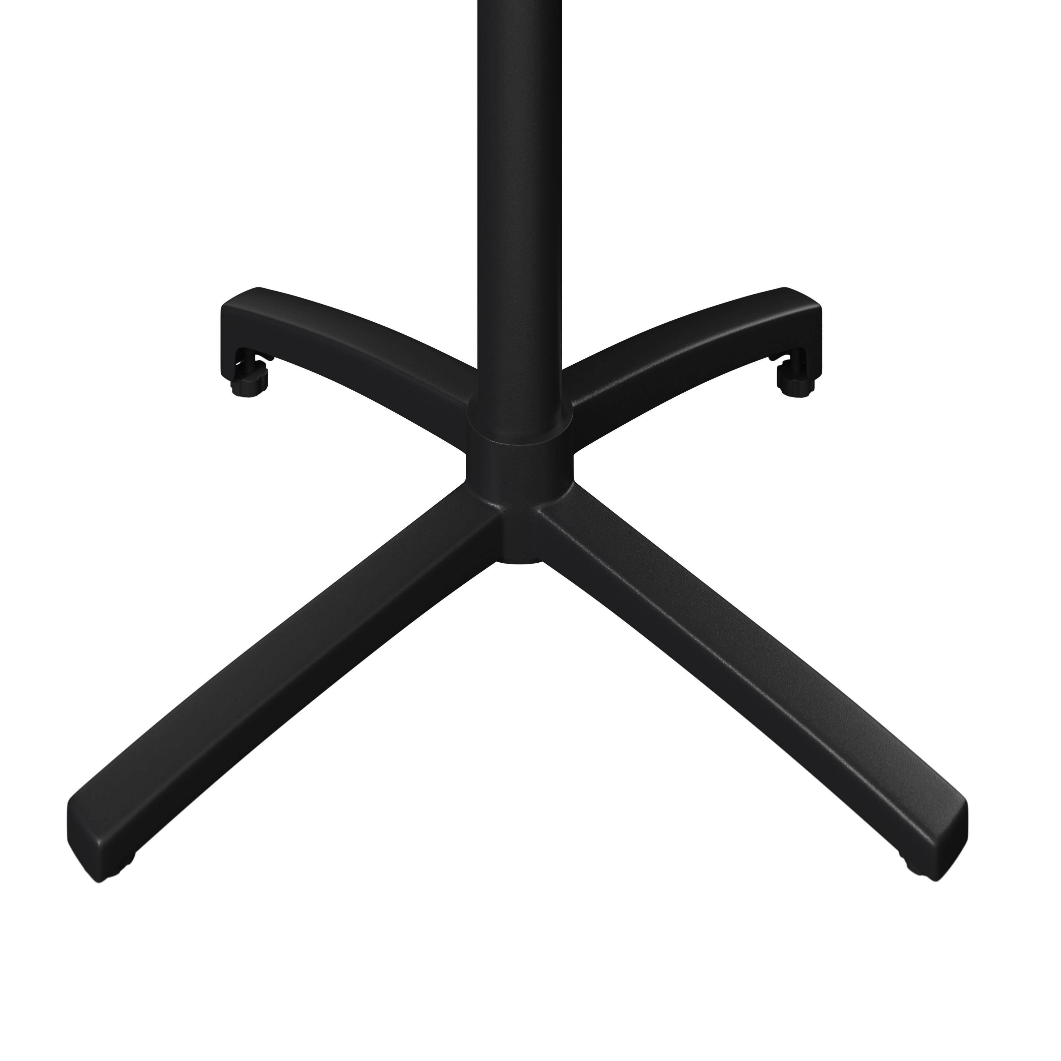 UTEBORD HEINO - antracit, Basics, metall/sten (70/70/75cm) - Mömax