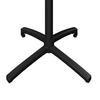 UTEBORD HEINO - antracit, Basics, metall/sten (70/70/75cm) - Mömax