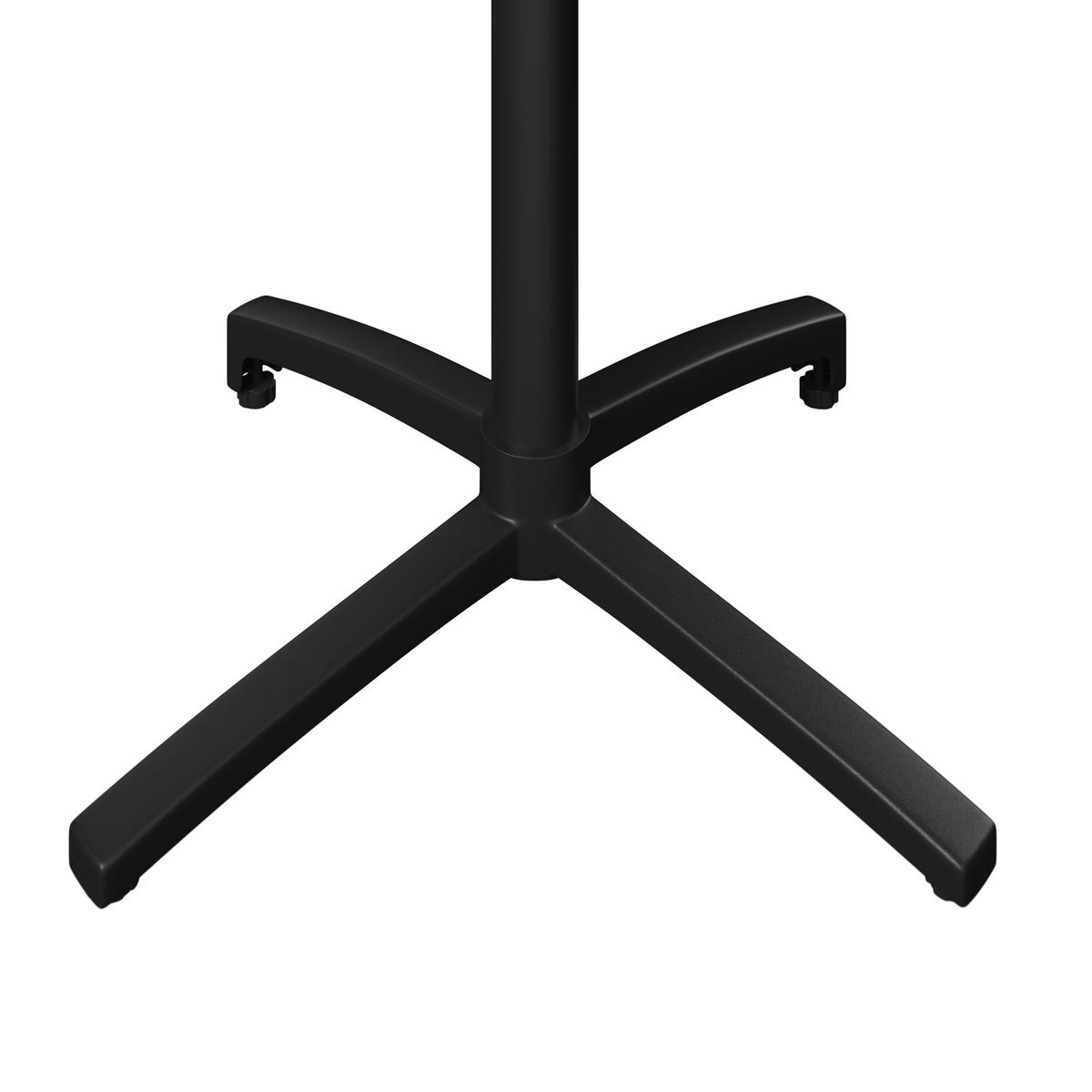 Gartentisch Heino Anthrazit - Anthrazit, Basics, Stein/Metall (70/70/75cm) - Mömax