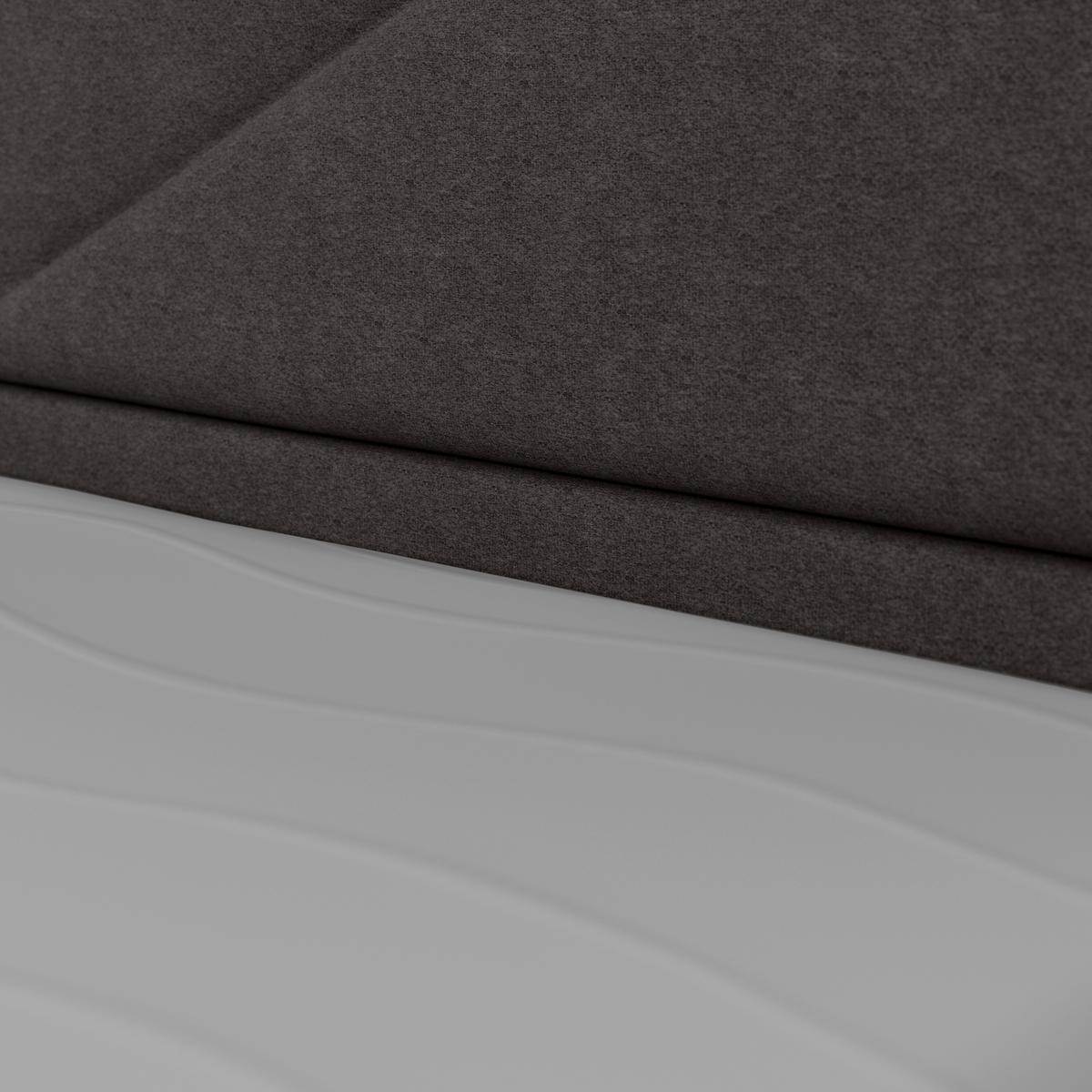 Bospringbett Lima ca. 180x200 cm Anthrazit - Anthrazit, MODERN, Holz/Kunststoff (180/200cm) - MID.YOU