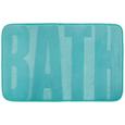Badematte Bath ca. 50x80cm - Türkis/Schwarz, Textil (50/80cm) - MÖMAX modern living