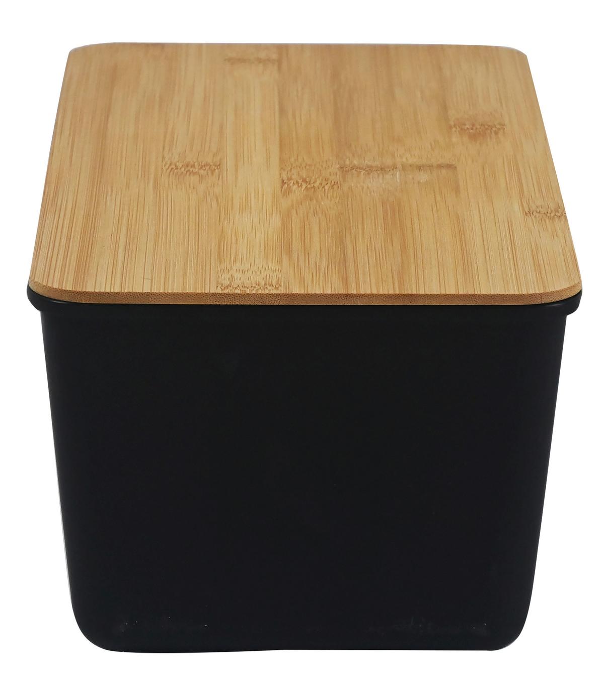 Kutija Za Kruh Magnus - prirodne boje/crna, Moderno, plastika/prirodni materijali (34/18/13,5cm) - Mömax