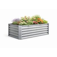 Hochbeet Vcm Beet "galdo Xl" - Silberfarben, Modern, Metall (180/57/90cm)