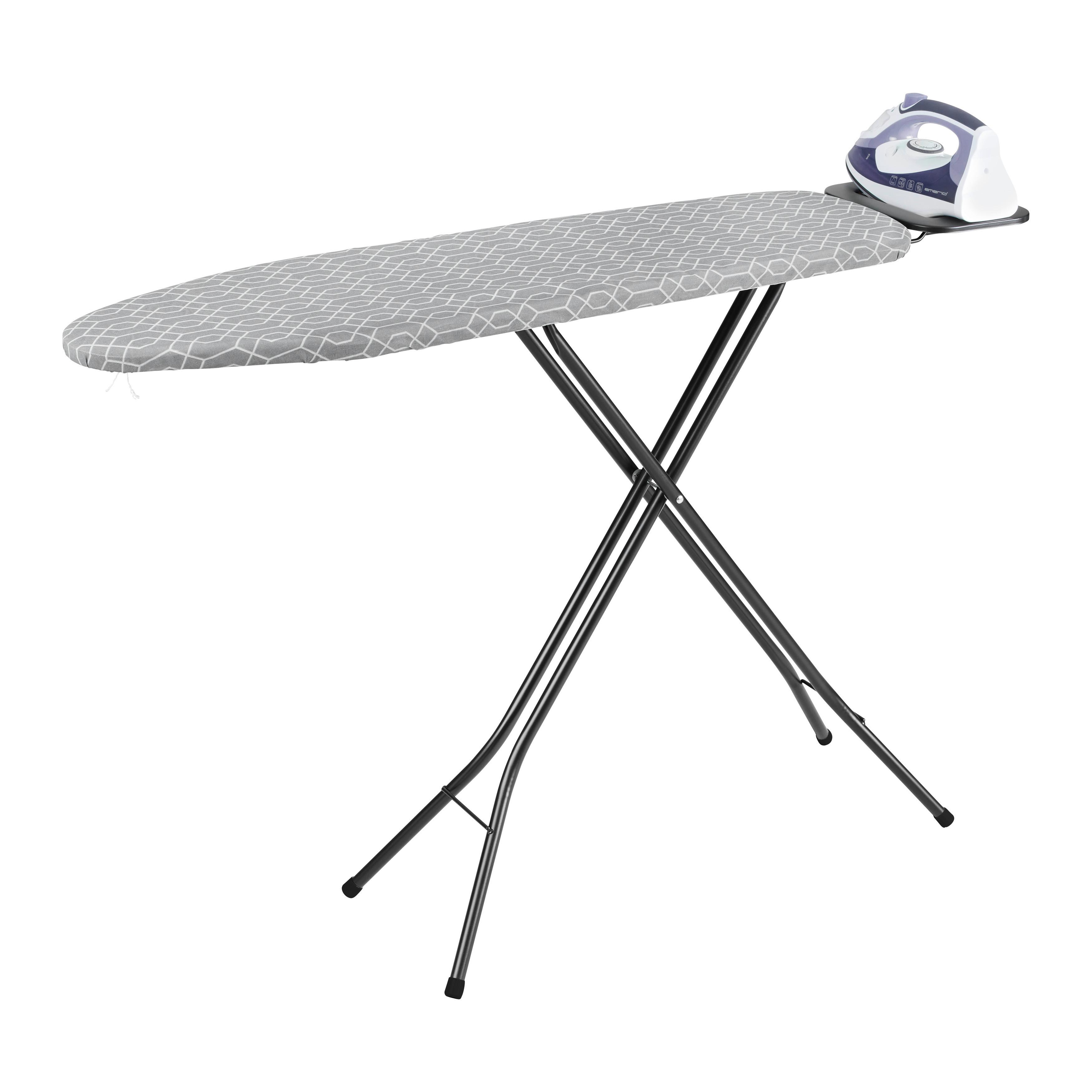 Bügelbrett Michi Grau - grå, Modern, metall/textil (127/30/89cm) - Mömax