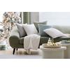 PRYDNADSKUDDE BOGGY - vit, Modern, textil (45/45cm) - Mömax