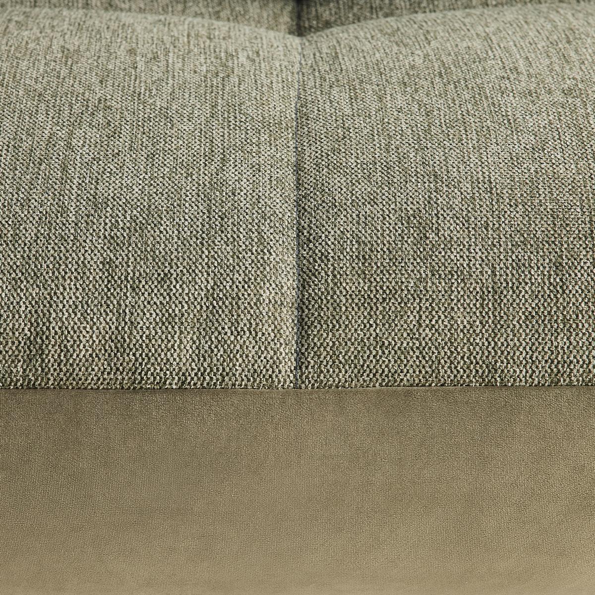 Wohnlandschaft Trendy links Olivgrün - Schwarz/Olivgrün, MODERN, Holzwerkstoff/Textil (250/310cm) - Based