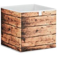 Aufbewahrungsbox Naturfarben - Naturfarben, Karton/Textil (32/32/32cm) - Based