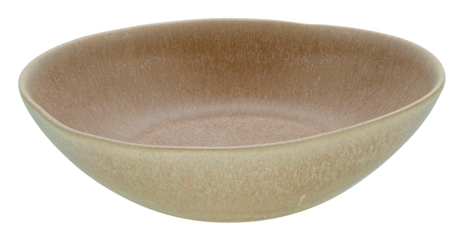 Suppenteller Gourmet in Beige aus Keramik - Beige, MODERN, Keramik (20,5/16,5/5,2cm) - Premium Living