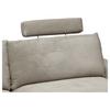 Kopfstütze Cora Graubraun - Graubraun, Modern, Textil/Metall (63/57/40cm) - Mömax