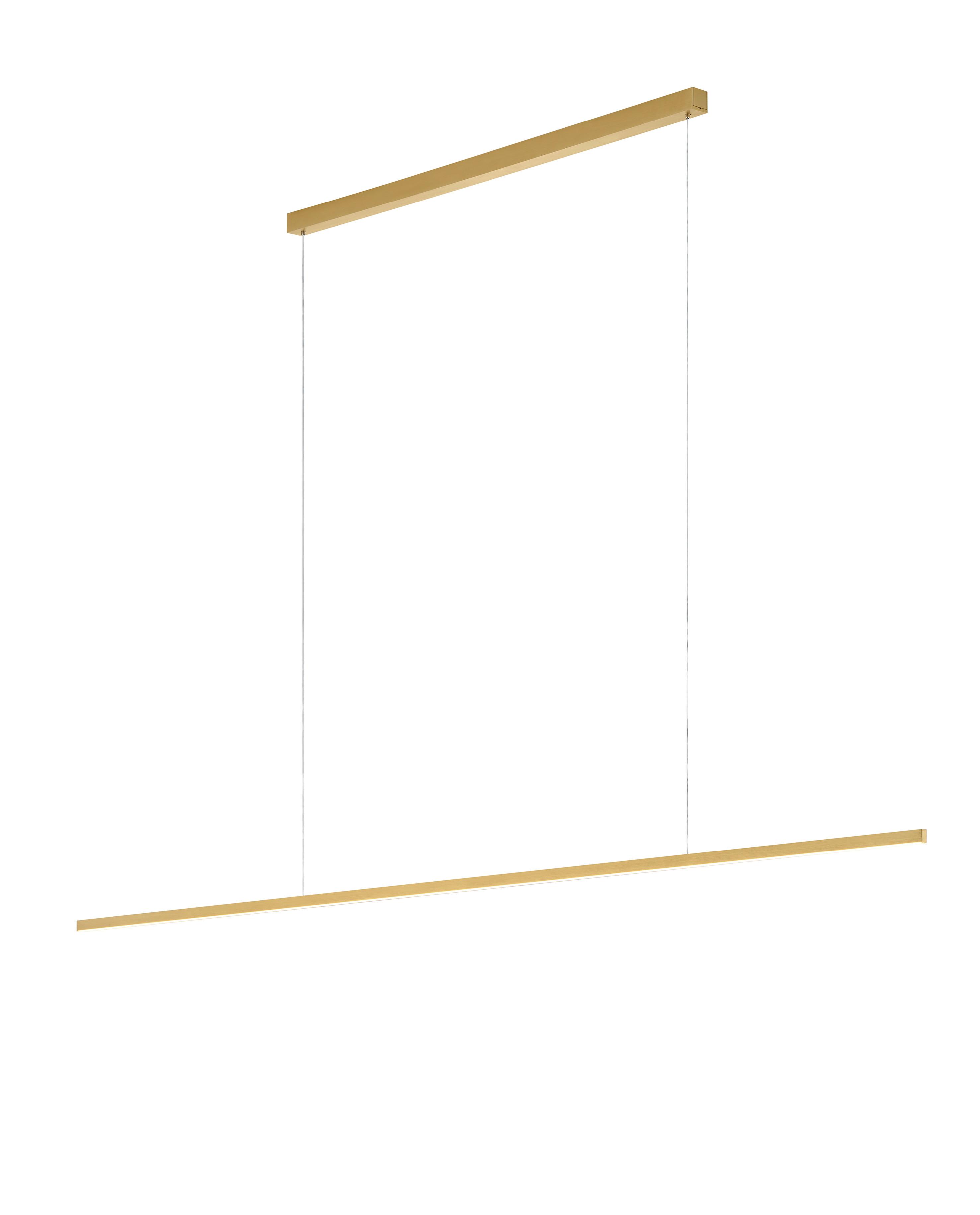 LAMPA WISZĄCA LED 16/2109.02 LOOPY - kolor złoty, Design, metal (151/3/200cm) - Helestra