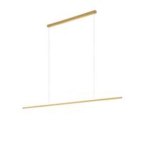 LAMPA WISZĄCA LED 16/2109.02 LOOPY - kolor złoty, Design, metal (151/3/200cm) - Helestra