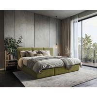 Familienbett Domino Combo Grün ca.240x200cm - Schwarz/Grün, MODERN, Holz/Holzwerkstoff (240/200cm) - MID.YOU