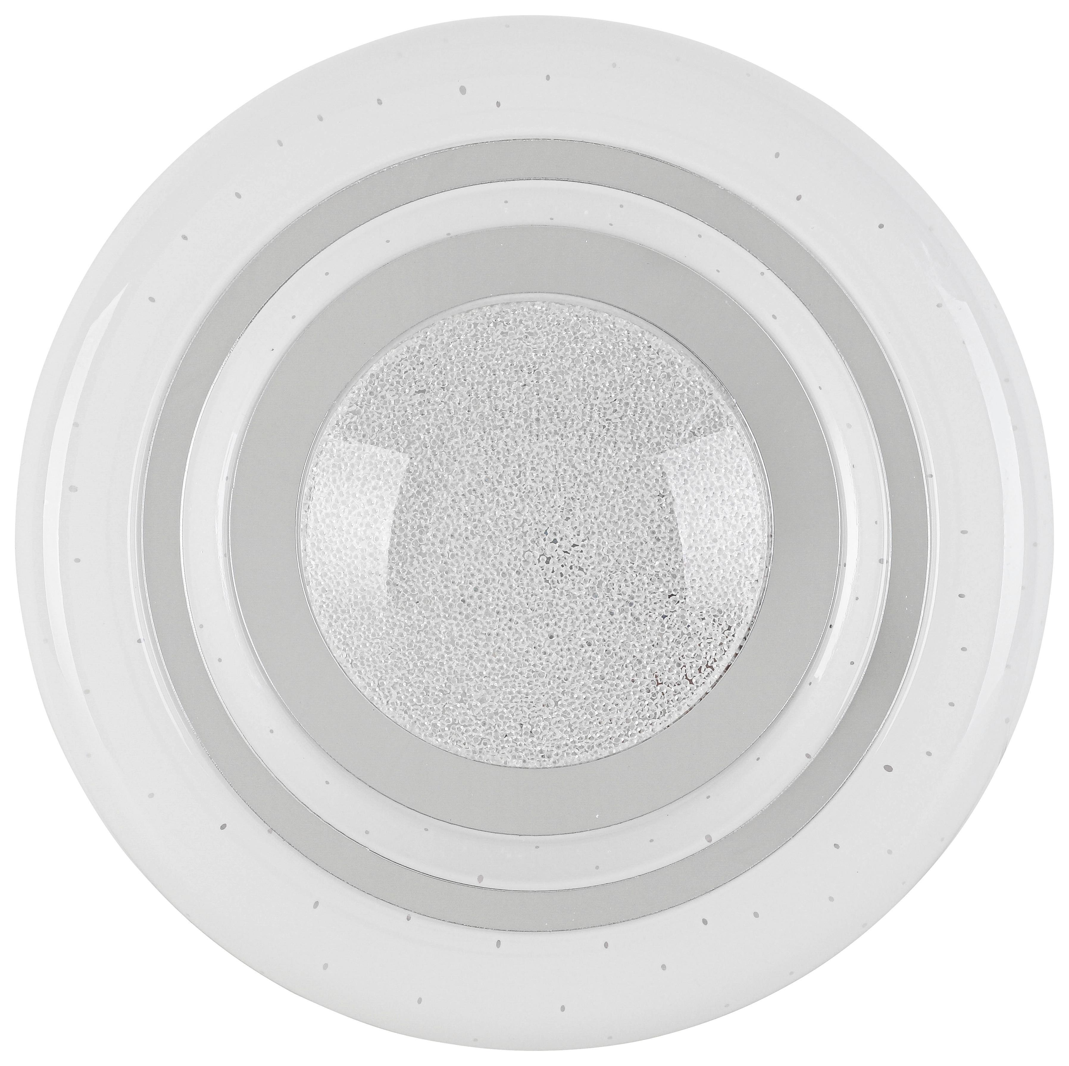Led Stropna Svjetiljka Ali - bijela/boje kroma, Moderno, metal/plastika (26/5,5cm) - Mömax