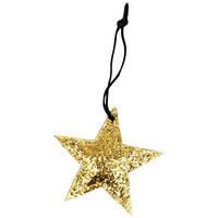 Dekohänger Happy Goldfarben - Goldfarben, Konventionell, Textil (9/9cm) - Mömax