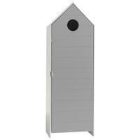 Kinderkleiderschrank Casami Grau/Weiß - Weiß/Grau, MODERN, Holzwerkstoff (57,6/171,3/37cm) - Vipack