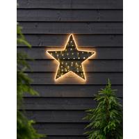 GWIAZDA DEKORACYJNA 613-402245 / BLACK FOREST - czarny, Basics, metal (47/47/47cm)