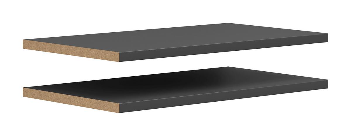 Einlegeboden Multistauraum Graphitfarben - Graphitfarben, Modern, Holzwerkstoff (66,9/2,2/36cm)