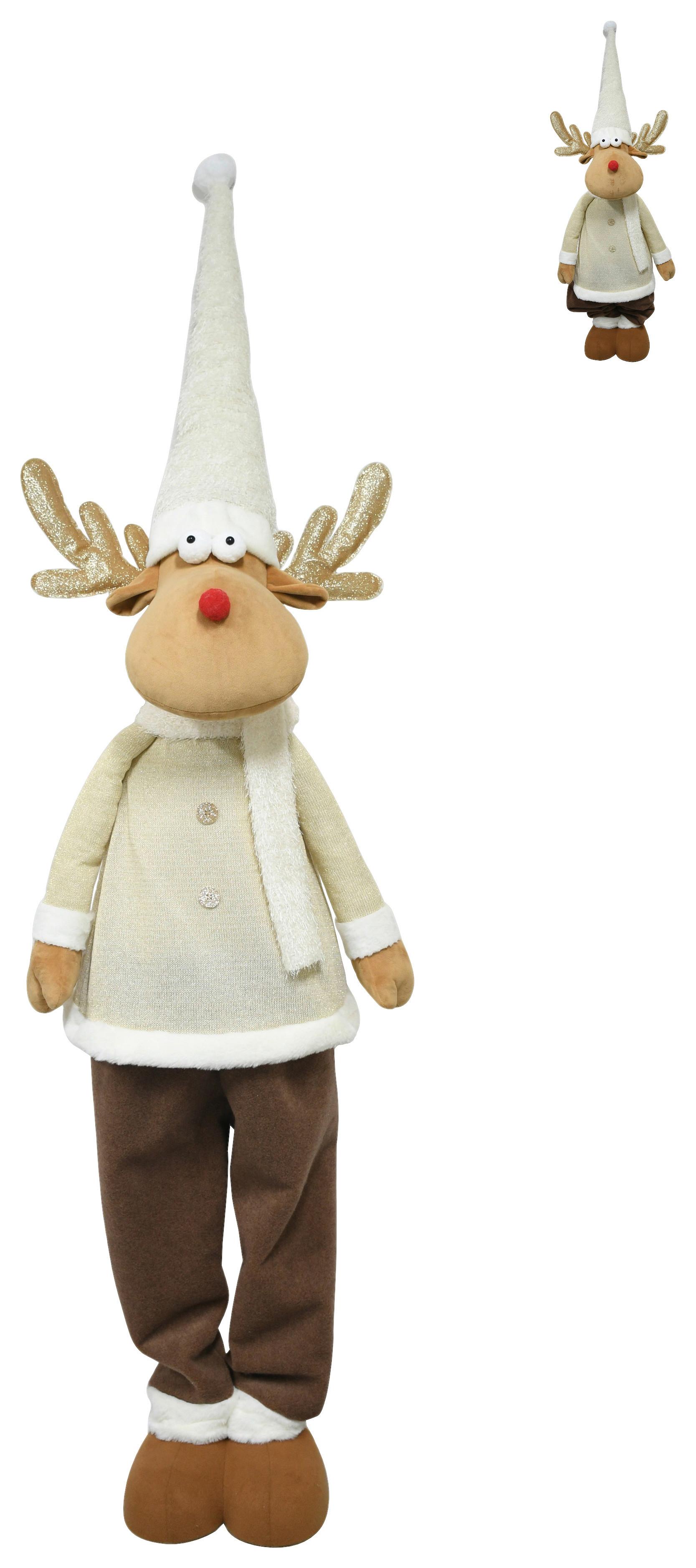 Wichtel Beige/hellbraun - Hellbraun/Beige, Kunststoff/Textil (50/185/32cm) - Mömax