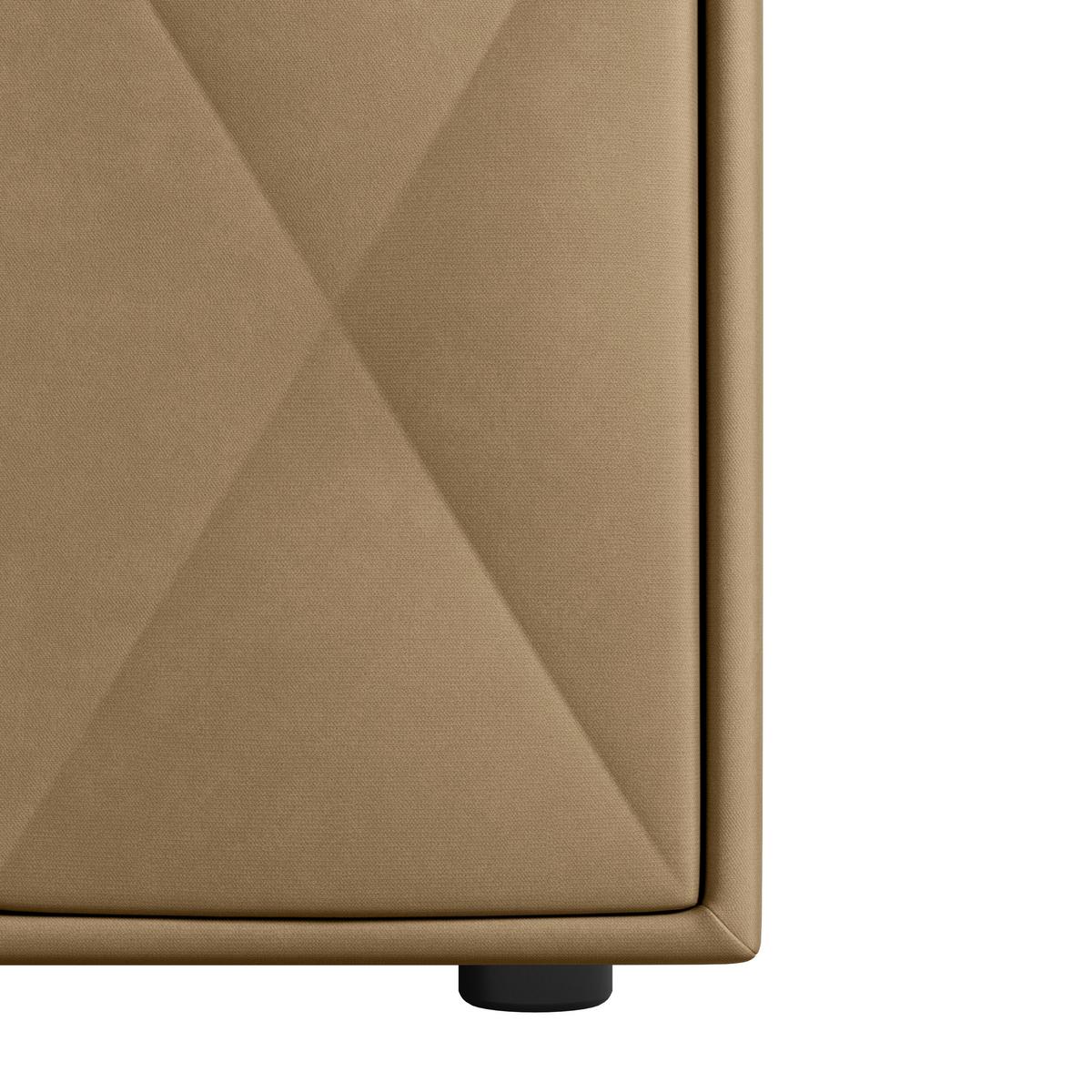Boxspringbett Porto ca. 180x200 cm Beige - Beige, MODERN, Holz/Kunststoff (180/200cm) - MID.YOU
