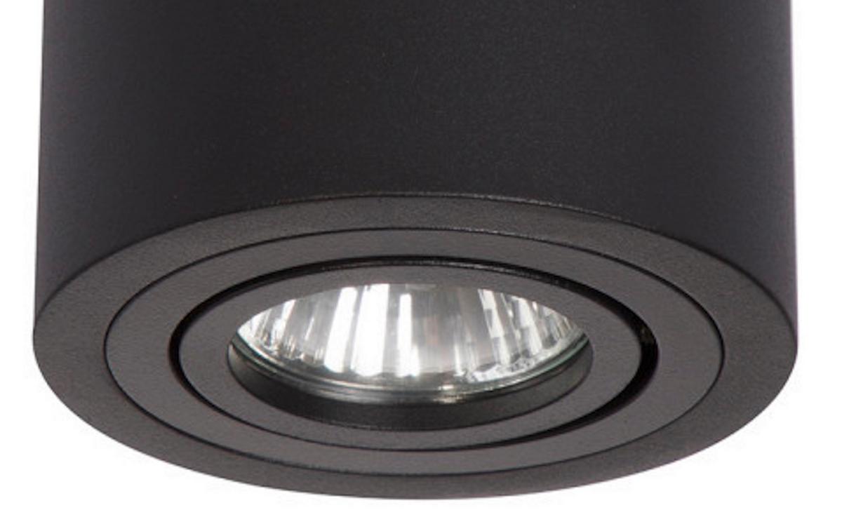 Deckenleuchte Lp-5441/1sm Bk Tulon - Schwarz, Basics, Metall (9.5/9/9cm)