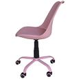 Drehstuhl Rosa - Rosa, MODERN, Kunststoff/Textil (55/79-87/48,5cm) - Modern Living