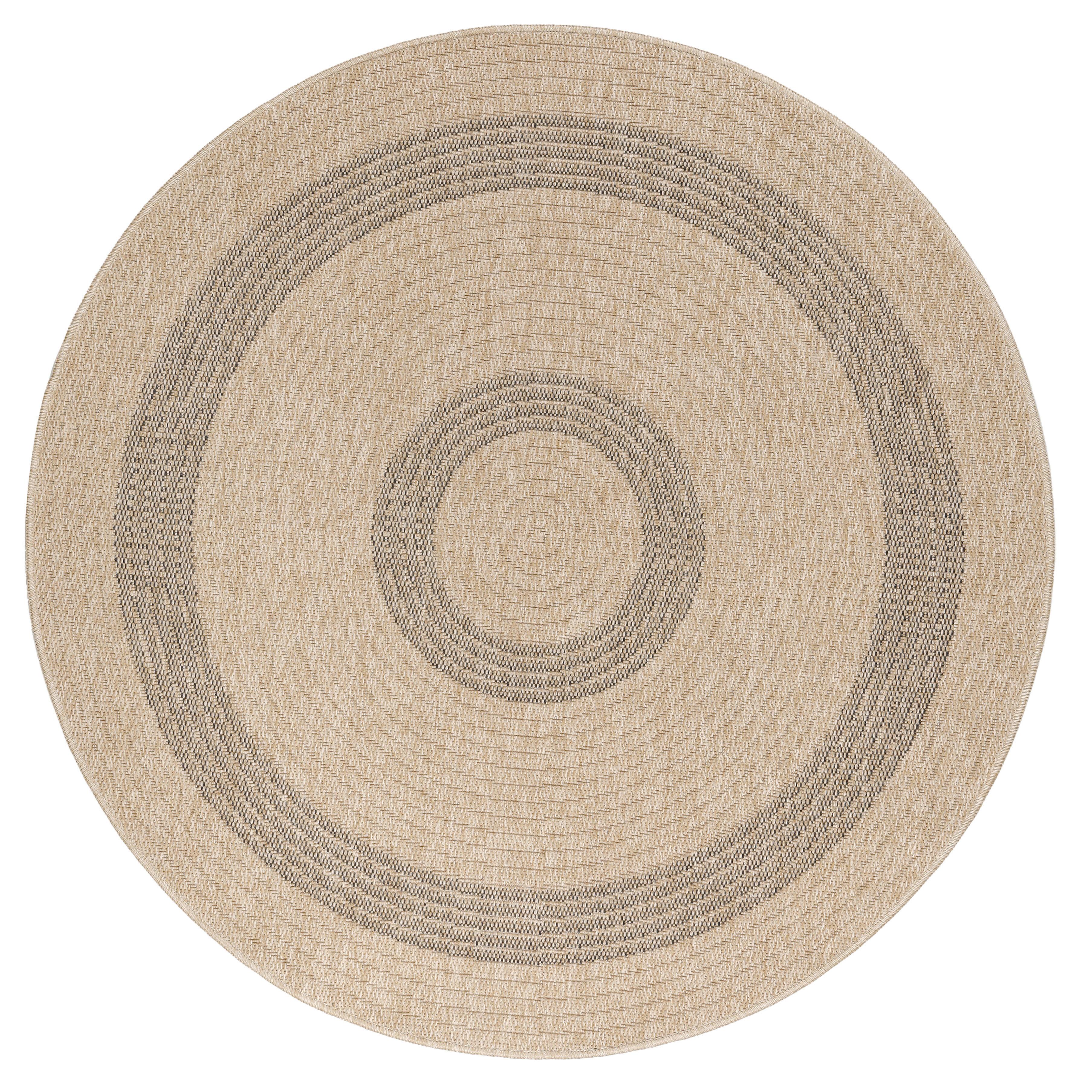 Preproga Za Zunanjo Uporabo Comilla, Bež, 80cm - črna/bež, Basics, tekstil (80/80cm) - Novel