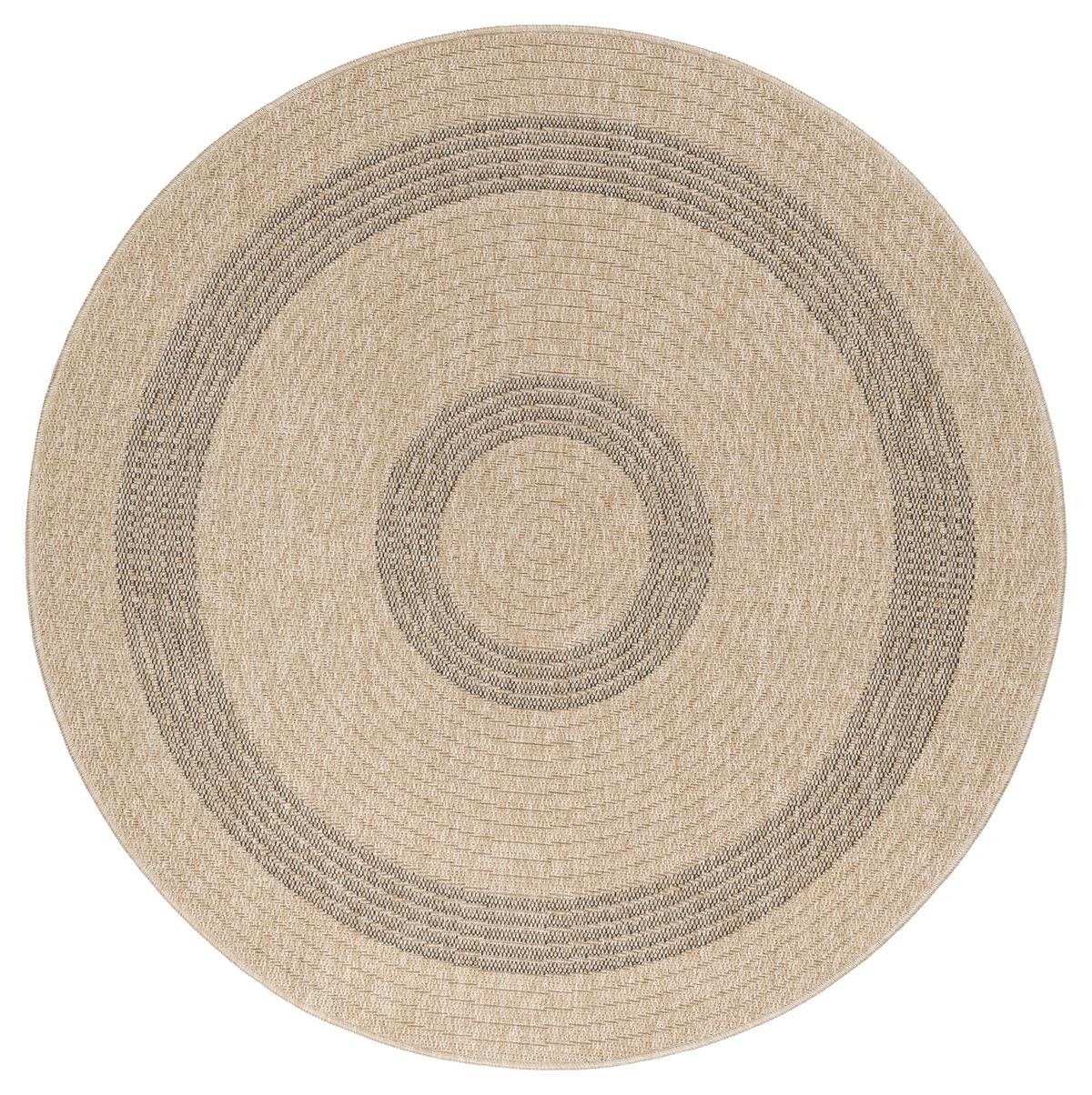 Preproga Za Zunanjo Uporabo Comilla, Bež, 80cm - črna/bež, Basics, tekstil (80/80cm) - Novel