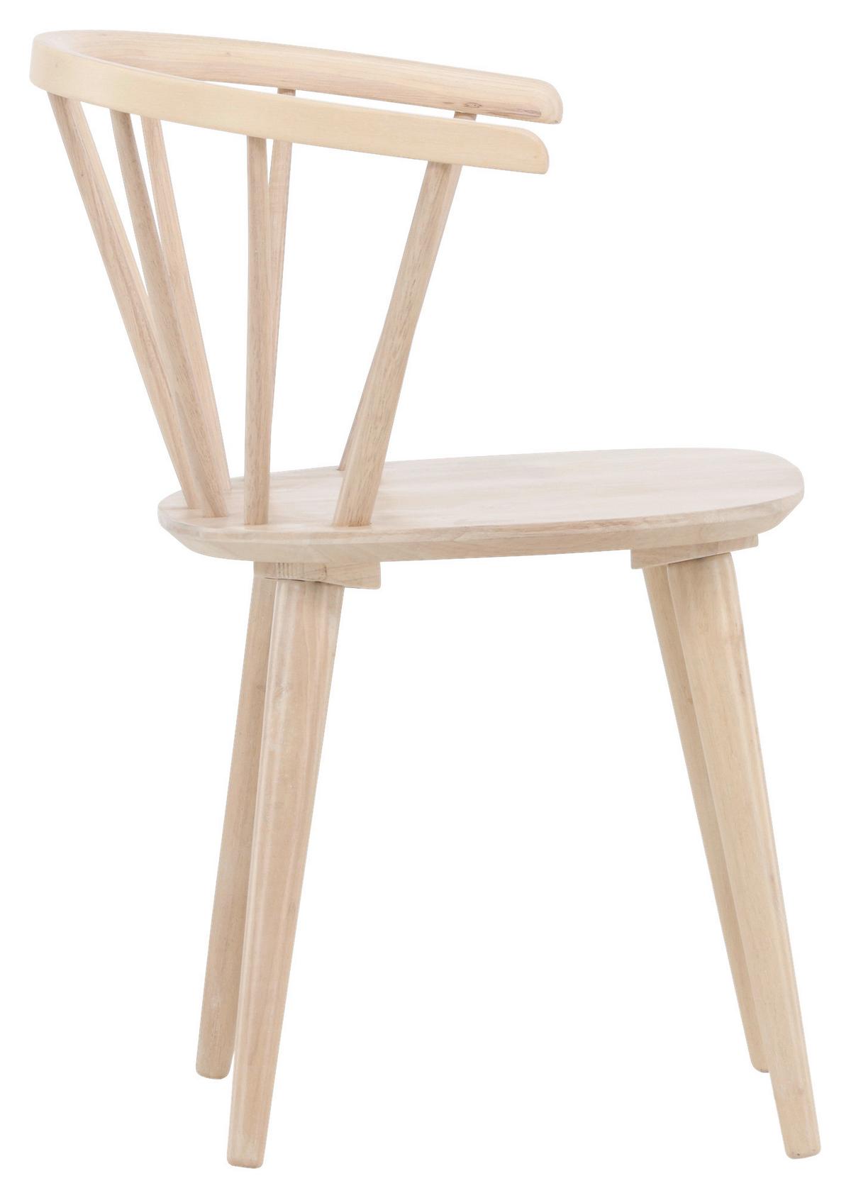 STUHL-SET BOBBY - Weiß, Design, Holz (55/75/53cm) - Livetastic