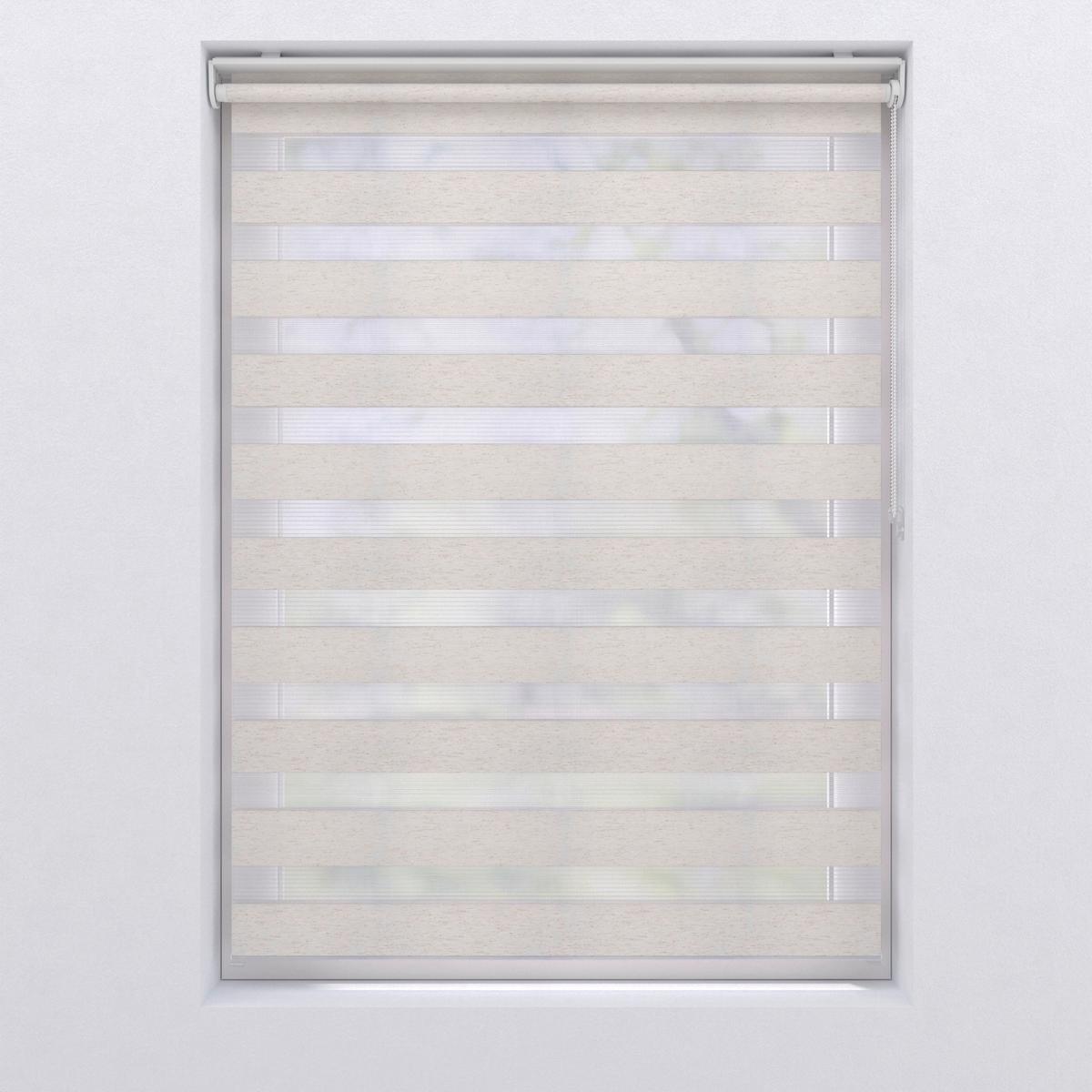 ROLETA PODWÓJNA MINI - kolor naturalny, Basics, tkanina (60/150cm)