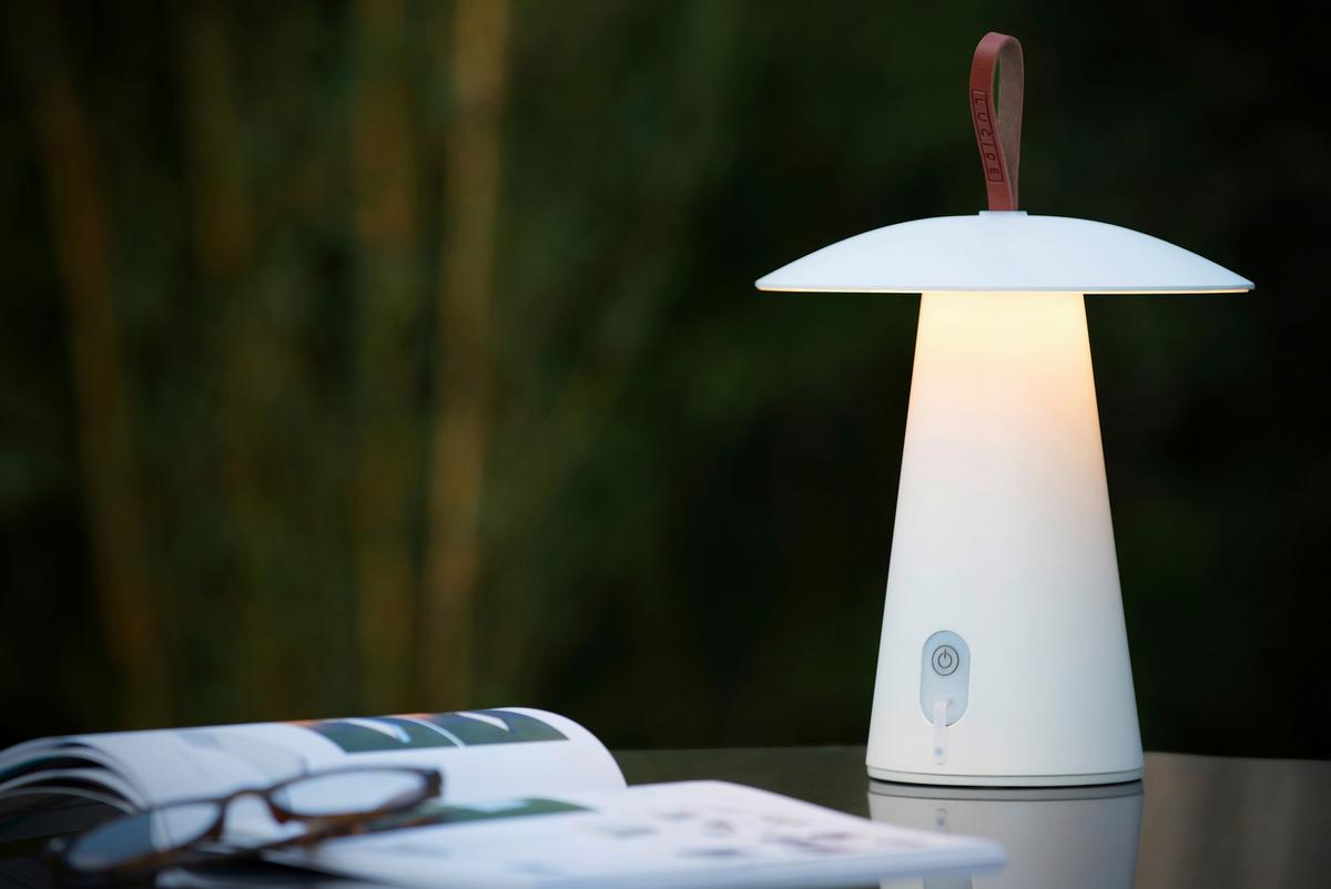LAMPA ZEWNĘTRZNA LED 27500/02/31 LA DONNA - biały, Konventionell, metal (19.7/19.7/29.2cm) - Lucide