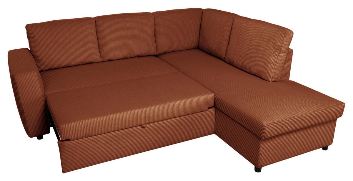 Coltar TOULOUSE - teracotă, Trend, lemn/metal (224/206cm)