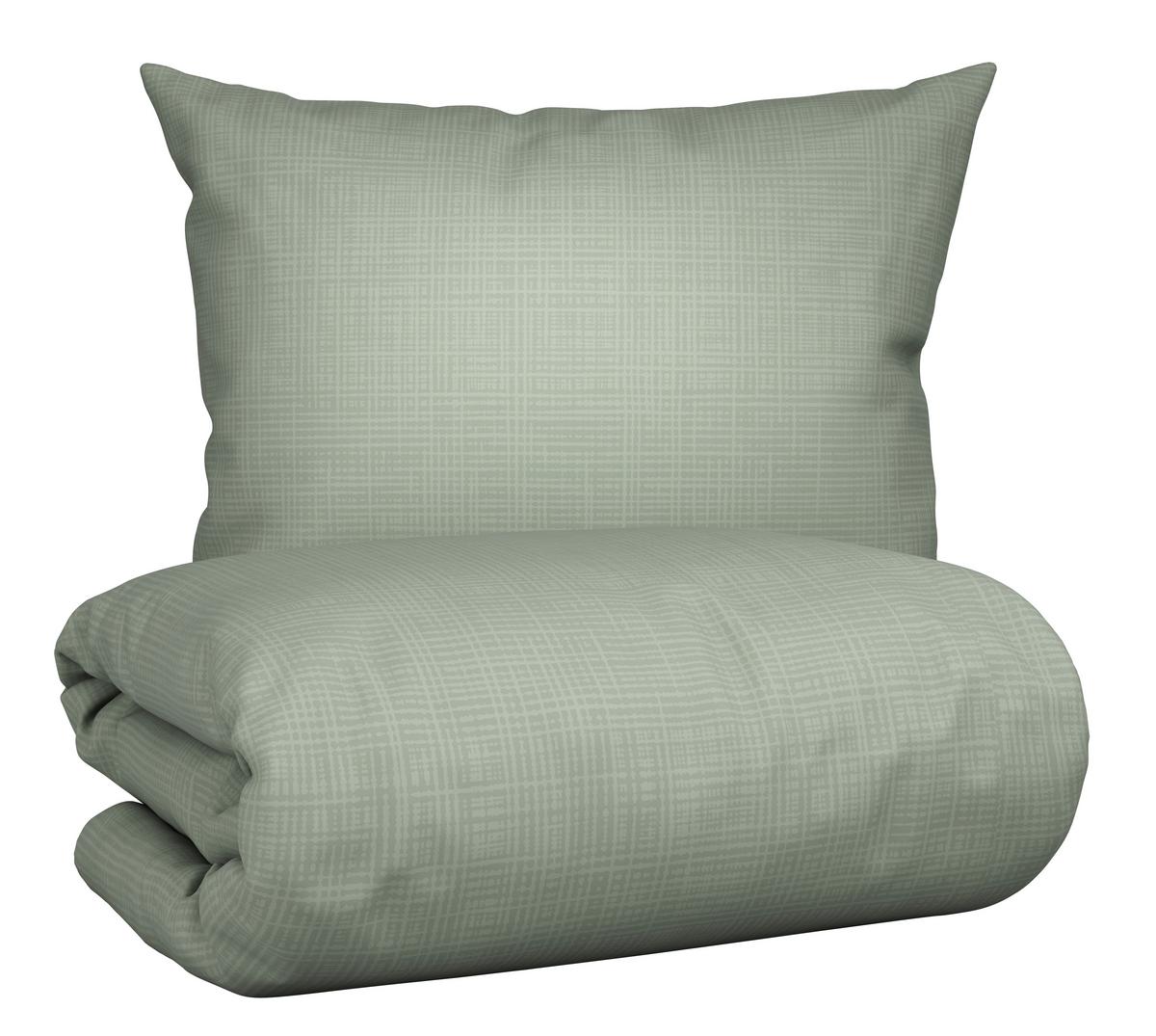 BETTWÄSCHESET MELANIA - Grün, Lifestyle, Textil (160/210cm) - Modern Living