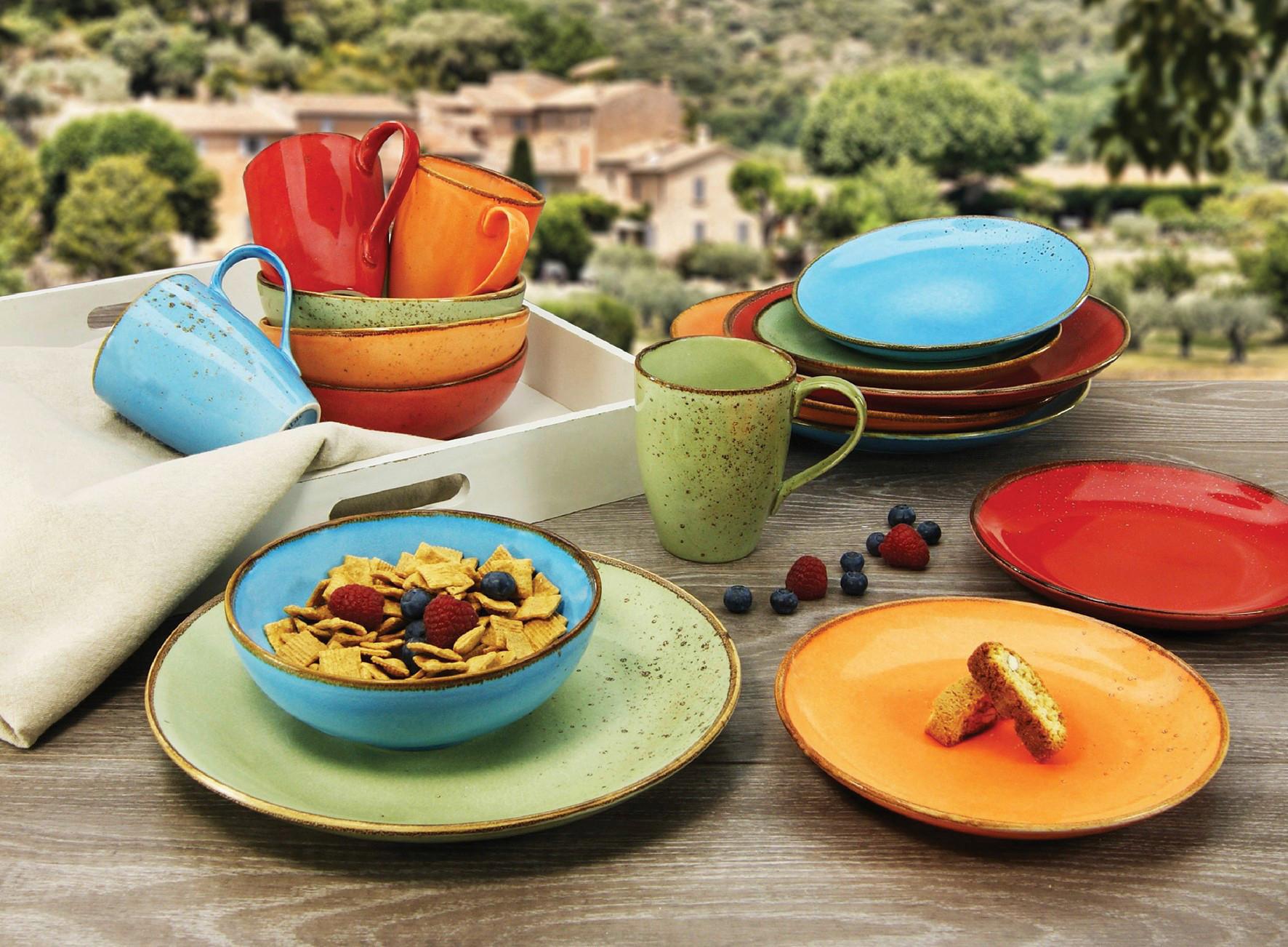 Kombiservice 19989, 16-teilig - Multicolor, Basics, Keramik (34/31,5/33cm) - Creatable