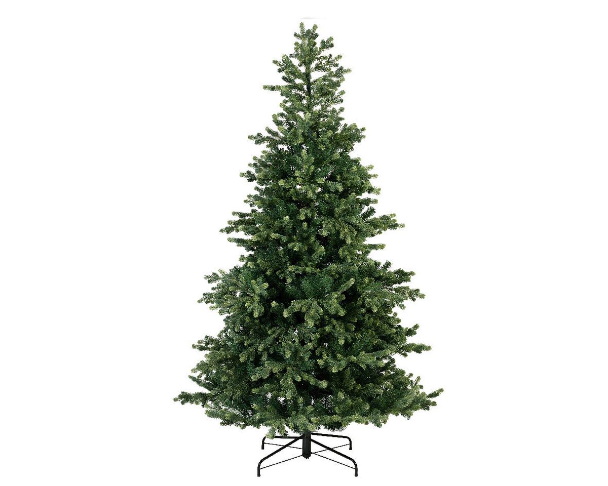 Műfenyő Geneva - zöld, Konventionell, műanyag/fém (126/210cm) - Mömax