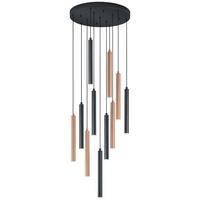 LAMPA WISZĄCA LED CALINA MR32169132 - czarny/biały, Design, tworzywo sztuczne/metal (40/150cm) - Musterring